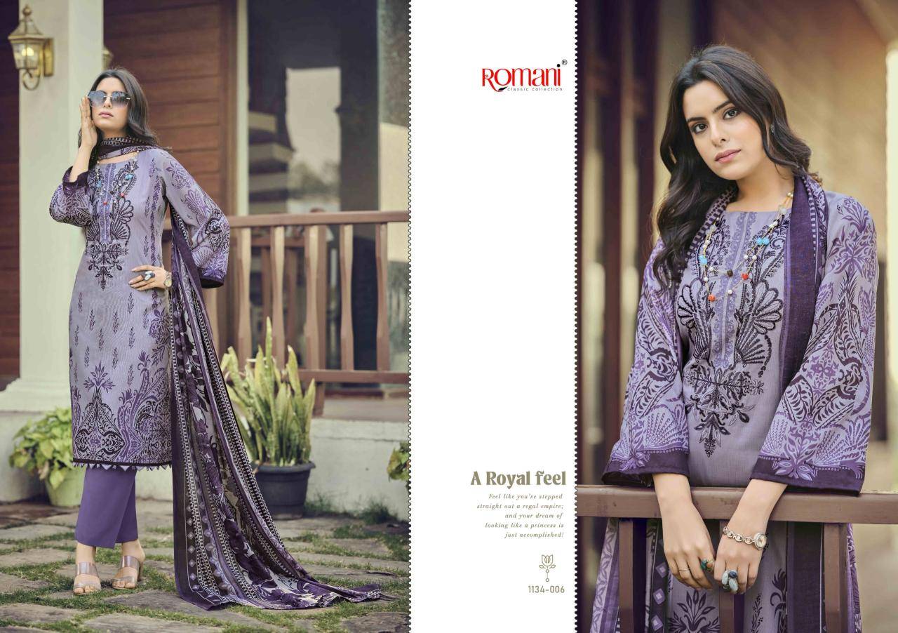 Romani needle wonder vol 8 Dress material suppliers in Kolkata